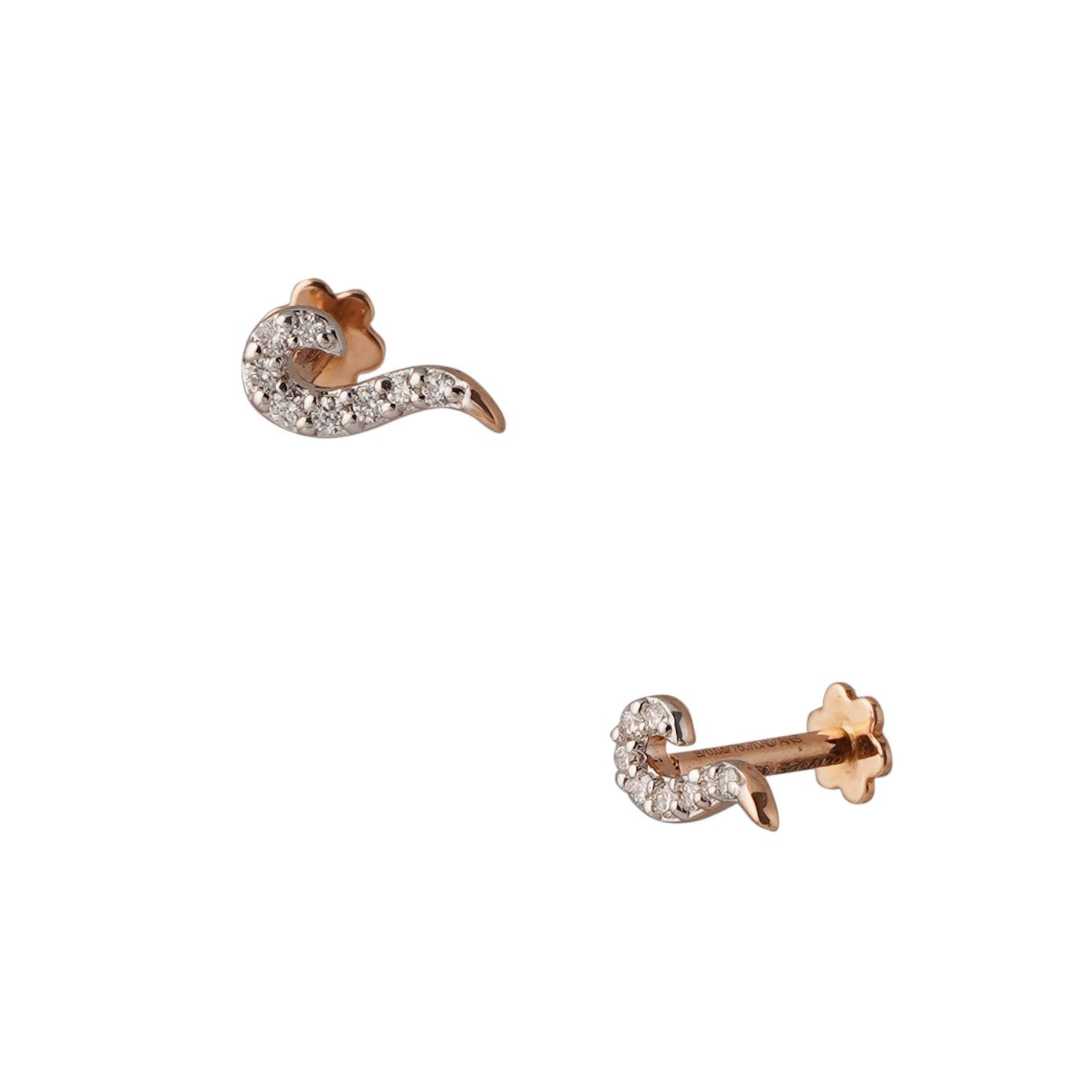 Diamond Nose Pins 18kt